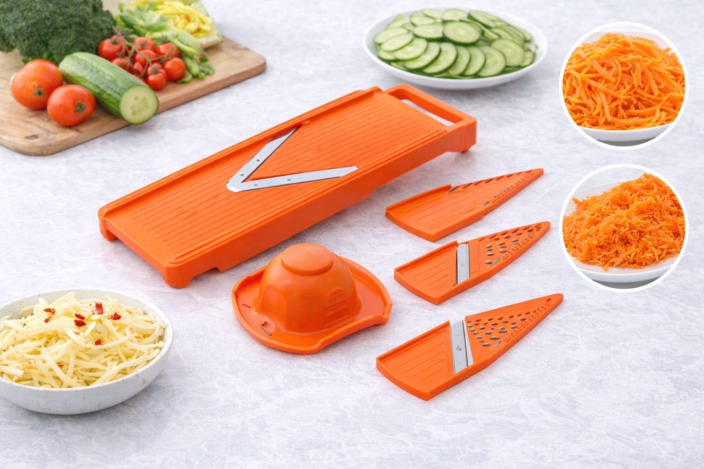 Trancheuse à Légumes Multifonction – Usage Domestique & Pro® V3