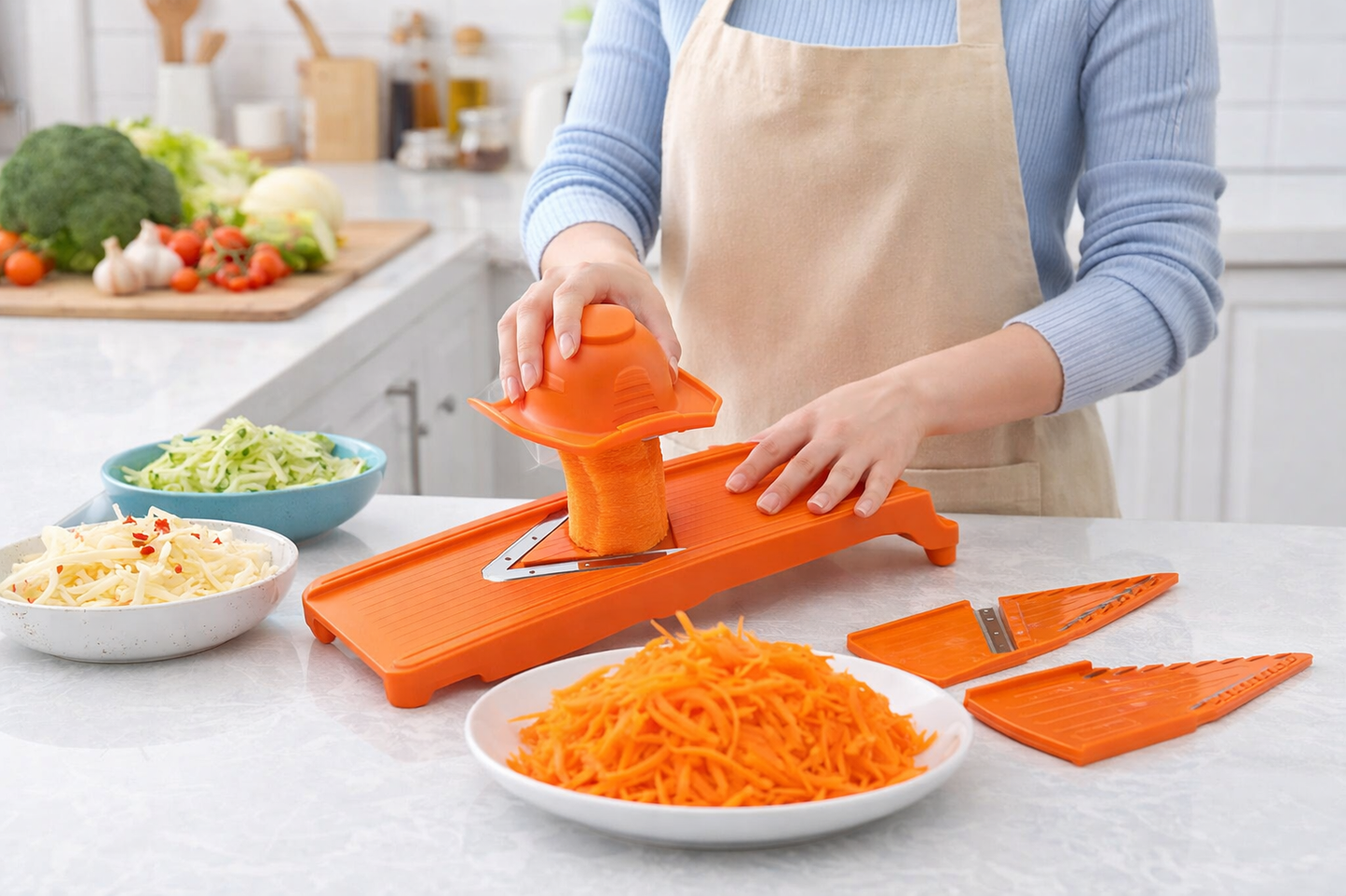 Trancheuse à Légumes Multifonction – Usage Domestique & Pro® V3